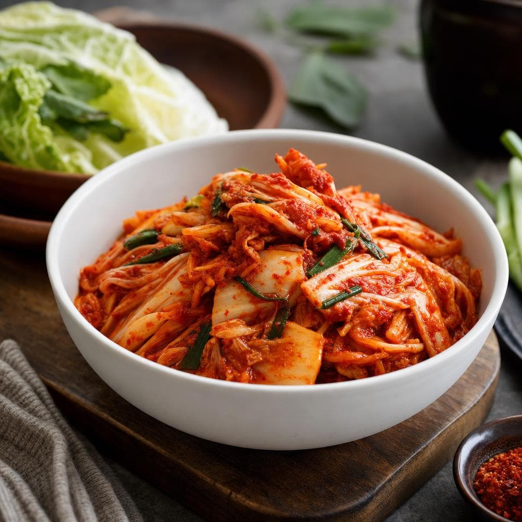 맛있는 경상도식 매운 배추김치 국산배추 주문 시 생산 (한입크기 맛김치)