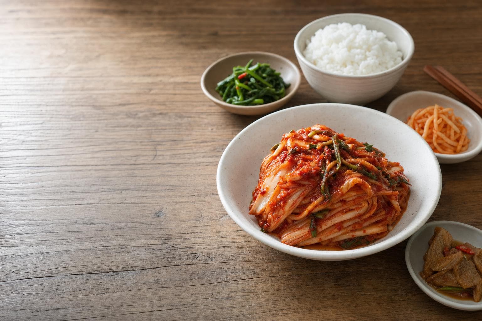 매일의 밥상, 정성껏 담근 김치